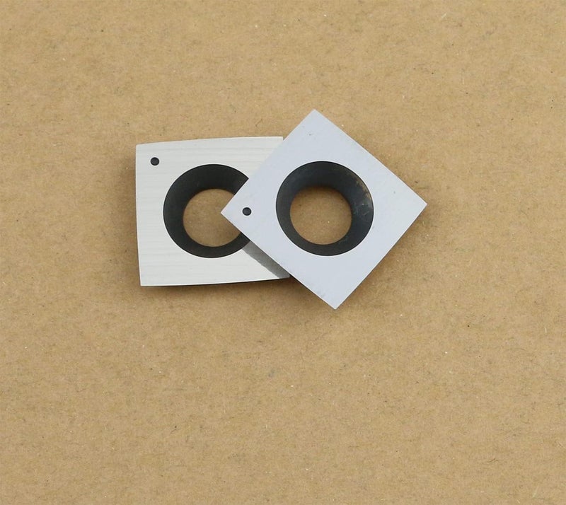 CDBP 15mm Square with 6" Radius Carbide Cutter Inserts (15×15×2.5mm-R150) for Woodturning Roughing Tool Fit for Shelix Cutterhead, 10 PCS - Image 5